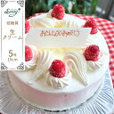 【ふるさと納税】No.126 低糖質生クリーム5号 ／ フルーツ ラズベリー スイーツ 誕生日 送料無料 埼玉県