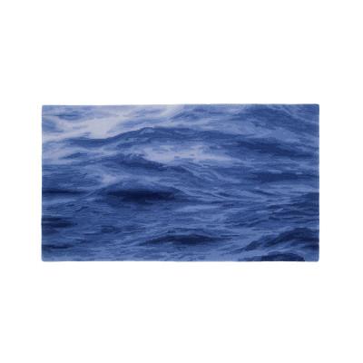 ふるさと納税 山辺町 【山形緞通×奥山清行】UMI - Dark Blue (S) |  | 01