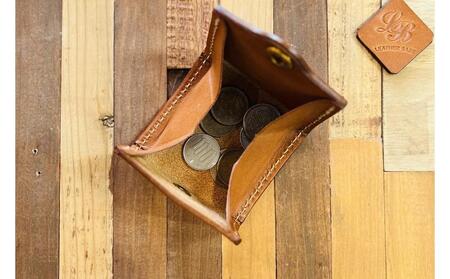 【レザーベース】うらそえ織コインケース（ワイン）