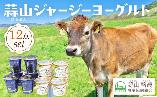 
                  蒜山ジャージーヨーグルト 12点セット（H-972）【 ヨーグルト 飲むヨーグルト 蒜山のジャージー牛 蒜山 乳製品 朝食 贅沢 おすすめ 岡山県 】
                