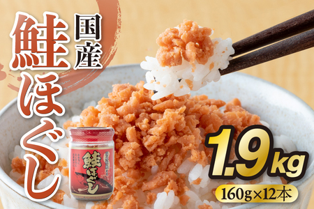 鮭フレーク 国産  鮭フレーク 160g×12本
