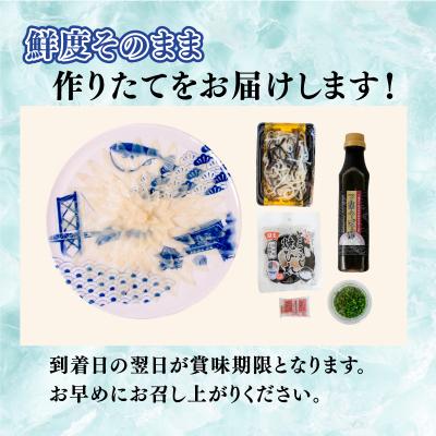 ふるさと納税 下関市 【配送日時指定必須】とらふぐ刺し セット 4 〜 5人前 冷蔵 EY035 |  | 03