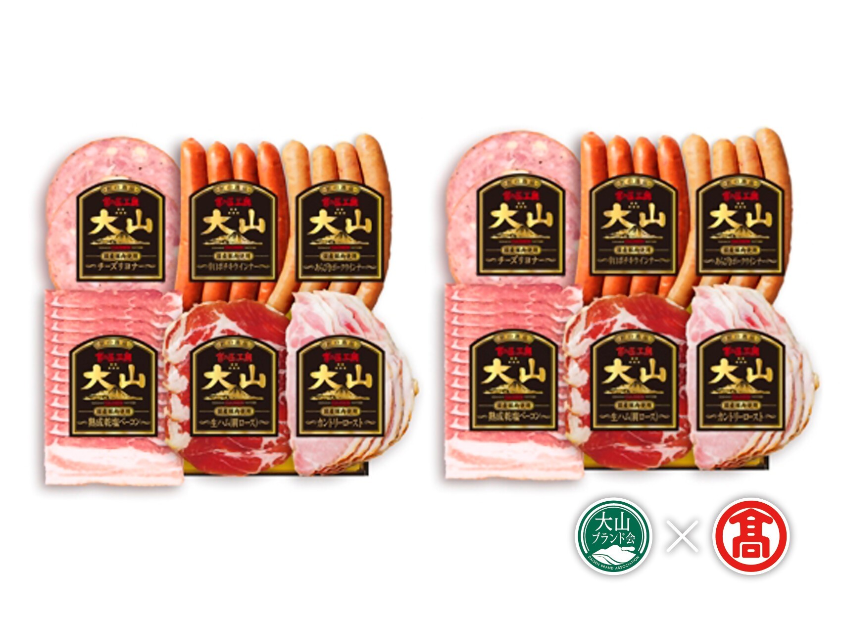 
                  <大山ハム＞食の匠工房6種12品詰合せ 【大山ブランド会】
                