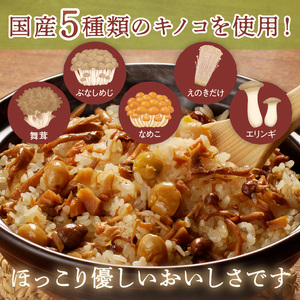 福岡の老舗が作る だし香る銀杏と五種のきのこごはんの素【A-832】福岡 博多 飯塚 炊き込み 炊き込み素 2合 きのこ 舞茸 しめじ えのき エリンギ 銀杏