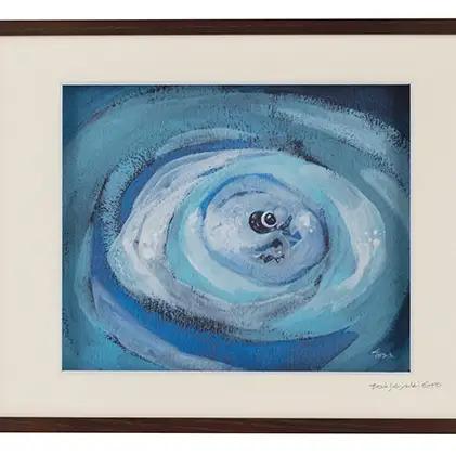 Harry＆Marie 名画 シリーズ(9)「クロDからの便り」ハリーマリー ジクレー 絵画 インテリア アート 額装入り ファンタジー ジークレー 作品