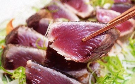「日もどり」カツオのタタキセット（藁焼き）　(4～6節)約1kg［0993］