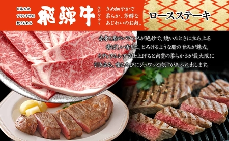 飛騨牛 ロースステーキ 小分け 和牛 飛騨牛【200g×2枚 計400g】【冷凍】