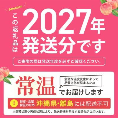ふるさと納税 桑折町 もも【まどか・2027年産先行受付】特秀　3kg　桑折町産　JAふくしま未来　桃 |  | 01