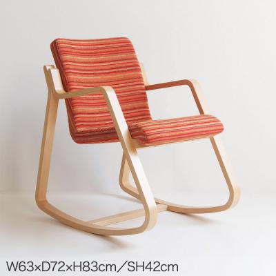 ふるさと納税 秋田市 コルネII(小型ロッキングチェア) レッド ロッキングチェア コルネII|15_hws-060101 |  | 02