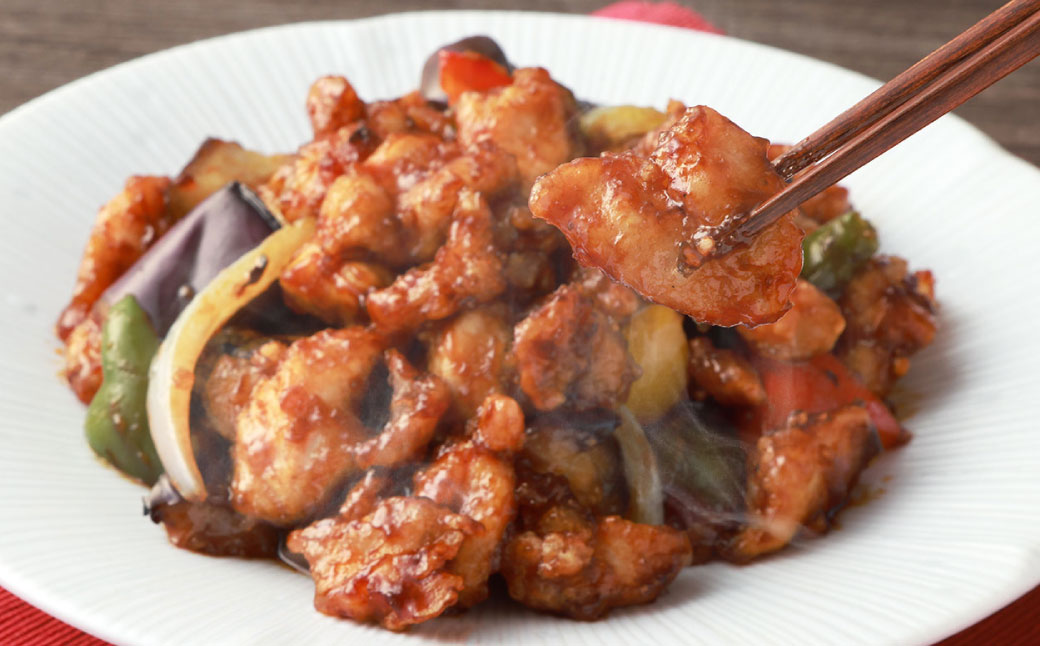 【訳あり】 フライパンDE 酢鶏 （タレ付） 250g×4P 合計1kg 鶏肉 とり肉 カットサイズ不揃い 酢 黒酢 タレ 国産 冷凍