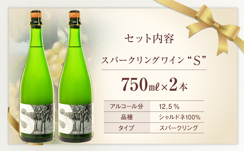 スパークリングワイン（”S"）2本セット