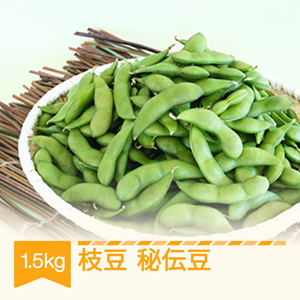 【ふるさと納税】先行予約 枝豆 秘伝豆 約1.5kg 村山市産 2026年産 令和八年 山形県産 mm-emhxx1500 ※沖縄・離島への配送不可