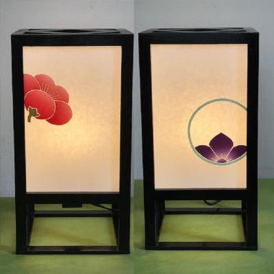 ふるさと納税 泉佐野市 正絹着物生地で作ったおしゃれな行灯 のぞき紋 あんどん あかり 夢あかり 030D098 |  | 03
