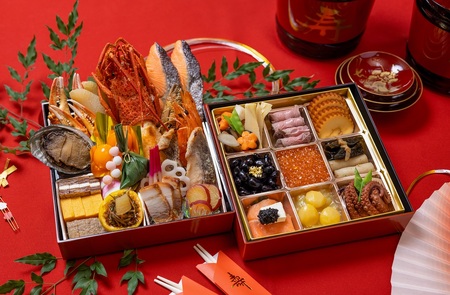 【12/31お届け】 結城家 特選おせち2026 二段重 3～4人前 翌日配送可能エリア限定