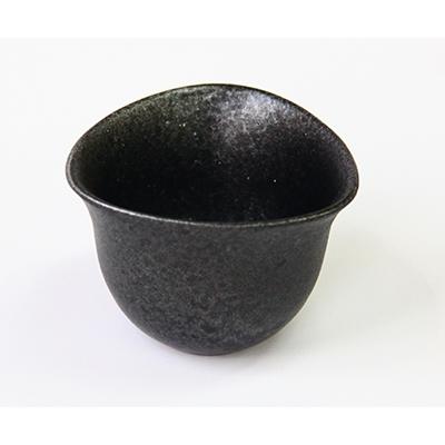 ふるさと納税 高岡市 【高岡銅器】むすび　黒釉(中)