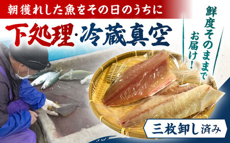 【3回定期便】【冷蔵】【下処理済】鮮魚ボックス2種 五島市/金沢鮮魚[PEP009] 金澤仕立て  鮮魚 冷蔵 真空パック 新鮮 下処理済み 海鮮 刺身 セット