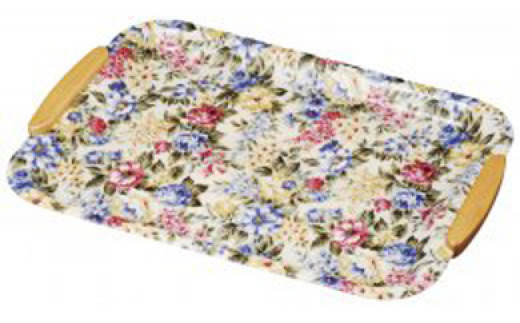 滑り止めトレー フローラ 木取手付 M［YS22］