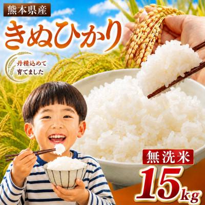 ふるさと納税 玉名市 【令和8年産】 熊本県産 きぬひかり 無洗米　15kg