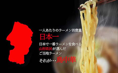 山形 の 麺 お楽しみ セット ( 40人前 ) 鳥中華 冷たいラーメン 冷たい肉そば 山形牛ラーメン 08-10-048