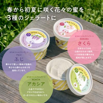 ふるさと納税 あきる野市 はちみつミルクジェラート10個セット(はちみつ2種各1瓶付き) |  | 02