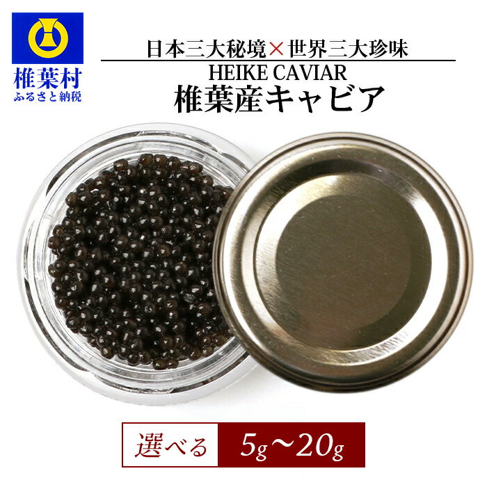 【訳あり】HEIKE CAVIAR 20g 【宮崎県 椎葉村】 チョウザメ 【世界三大珍味×日本三大秘境】