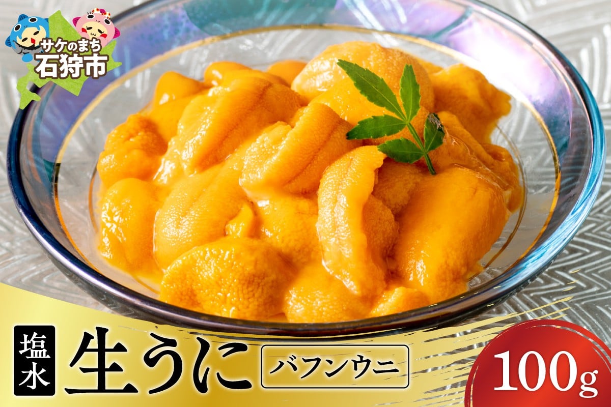
            【目利きの達人セレクト】塩水 生うに 100g（北海道産） | バフンウニ ウニ 雲丹 道産 養殖 海鮮 魚介 最高級 希少 北海道 石狩市
          