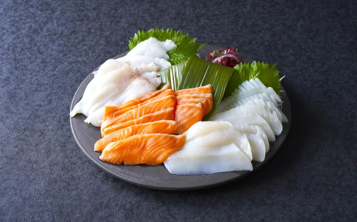 海鮮3種のお刺身セット 300g×10パック 【 サーモン ムラサキイカ 水タコ 】 冷凍