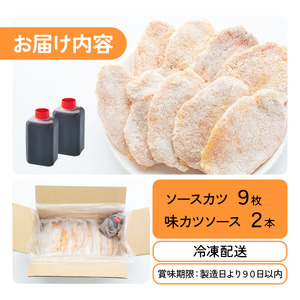味カツ 9枚セット 特製ソース付 [002-a011]