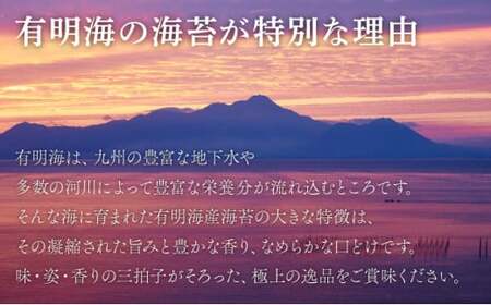 佐賀海苔 初摘み味付海苔20パック(定期便年3回) E-167