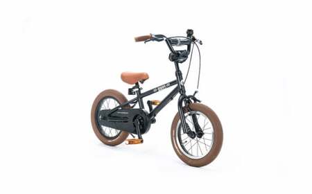 子ども自転車 14インチ 組み立て不要 子ども用 幼児用 キッズバイク キッズサイクル ブラック 黒 補助輪同梱 子供用自転車 プレゼント 自転車 誕生日 クリスマス 入学 お祝い キッズ ギフト W