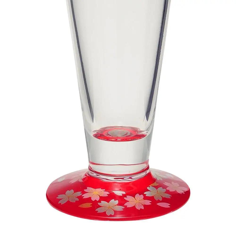 ぬりもん de Verre ピルスナーグラス 蒔絵 桜 ペア