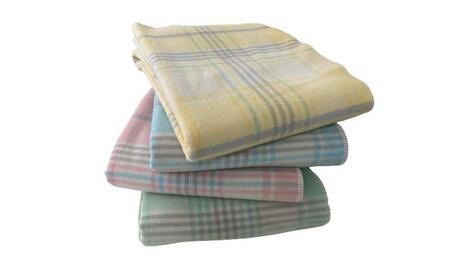 【ブルー】リビングでのご使用にぴったり チェック柄 リビングケット 140x180cm 1517S BL