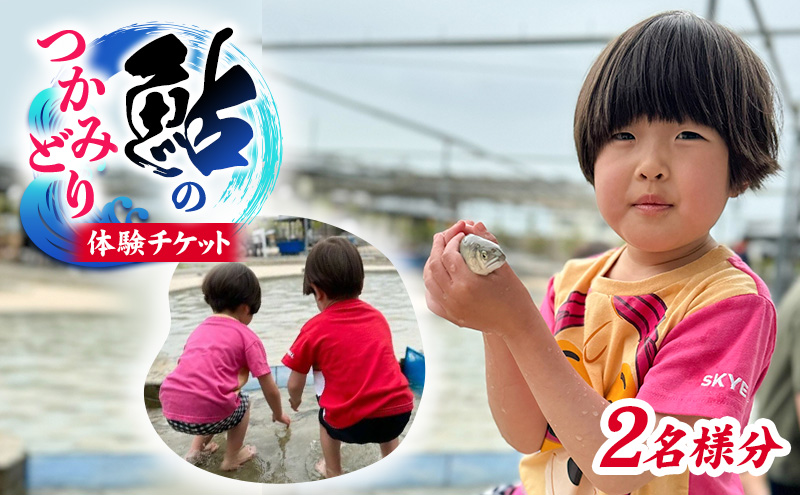 【先行予約】鮎のつかみ取りチケット2名分（6尾） 体験チケット  | 鮎 あゆ アユ 魚介 魚 川魚 塩焼き  体験 体験型 夏休み 子供 お出かけ  岐阜県 瑞穂市 ※離島への配送不可 ※2026年6月上旬～8月下旬頃に順次発送予定