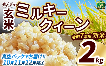 ミルキークイーン 玄米 約2kg
