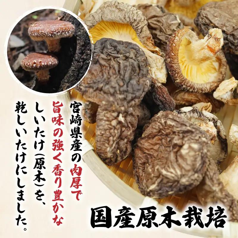 乾燥しいたけ 40g×6袋 240g　椎茸 小分け パック 小袋 個包装 個別包装 出汁取り 使い切り 使い勝手 普段使い お吸い物 きのこ キノコ類 干ししいたけ 乾しいたけ 原木栽培 乾燥しいたけ