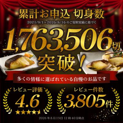 ふるさと納税 焼津市 銀鱈西京漬け(約80g×18切れ)銀だら 銀ダラ(a26-048) |  | 01