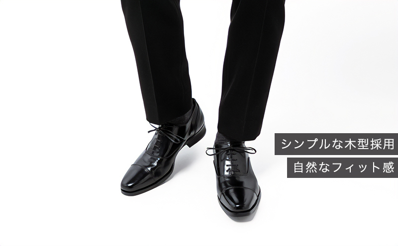 倭イズム ( ヤマトイズム ) 牛革 マッケイ ビジネスシューズ 紳士靴 YAP600 （ ブラック ）26.5cm