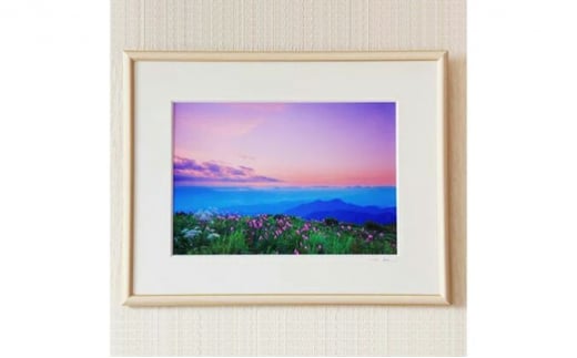 信州上田癒しの風景　写真家岡田光司　A4サイズ額付きオリジナルプリント　14 [№5312-7108]0559
