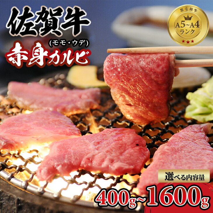 【ふるさと納税】 佐賀牛 カルビ 焼肉 ( 赤身 ) 400g 佐賀牛 焼肉 カルビ 合計400g バーベキュー 国産 BBQ お肉 ブランド牛 九州産 送料無料 A5〜A4 ブランド牛 ブロック 人気 ランキング 高評価 牛肉 国産 佐賀県産 黒毛和牛 牛 佐賀 小城市【B120-029】肉本舗小城