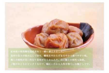 【贈答用】紀州南高梅 食べ比べセット 500g×2　（しそ風味・こんぶ風味）【inm900-5A】