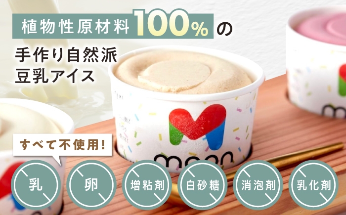 【全3回定期便】ムーン豆乳アイス 6個セット アイス アイスクリーム  豆乳 人気 ギフト 卵不使用 おすすめ
