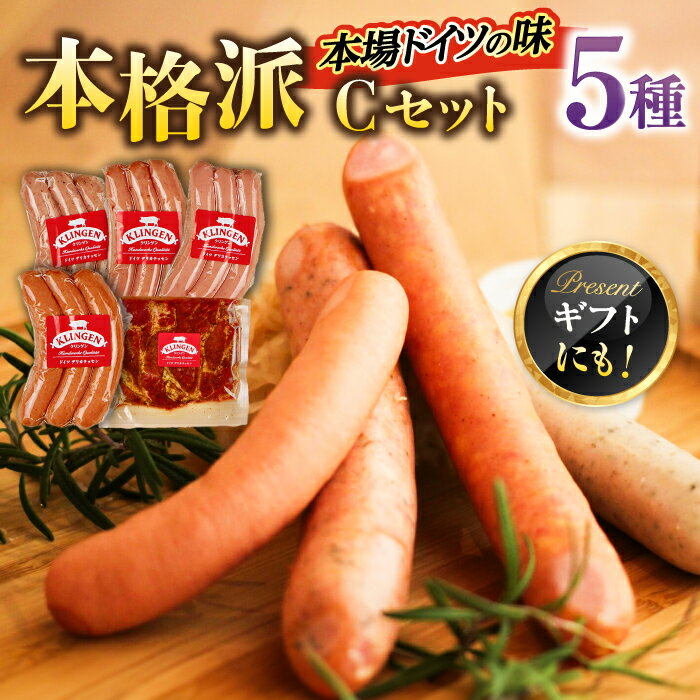 【ふるさと納税】マイスター直伝手作りソーセージ Cセット 5種 ソーセージ そーせーじ ウインナー ういんなー ドイツウインナー ゲルダーレンダー ハーブウインナー チョリソー BBQ バーベキュー ドイツ 本場 岐阜市 / ドイツデリカテッセン クリンゲン[ANBQ003]