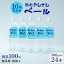 【ふるさと納税】ふるさと　10年保存水「飲むおんせんベール」500ml(24本入)【1045231】