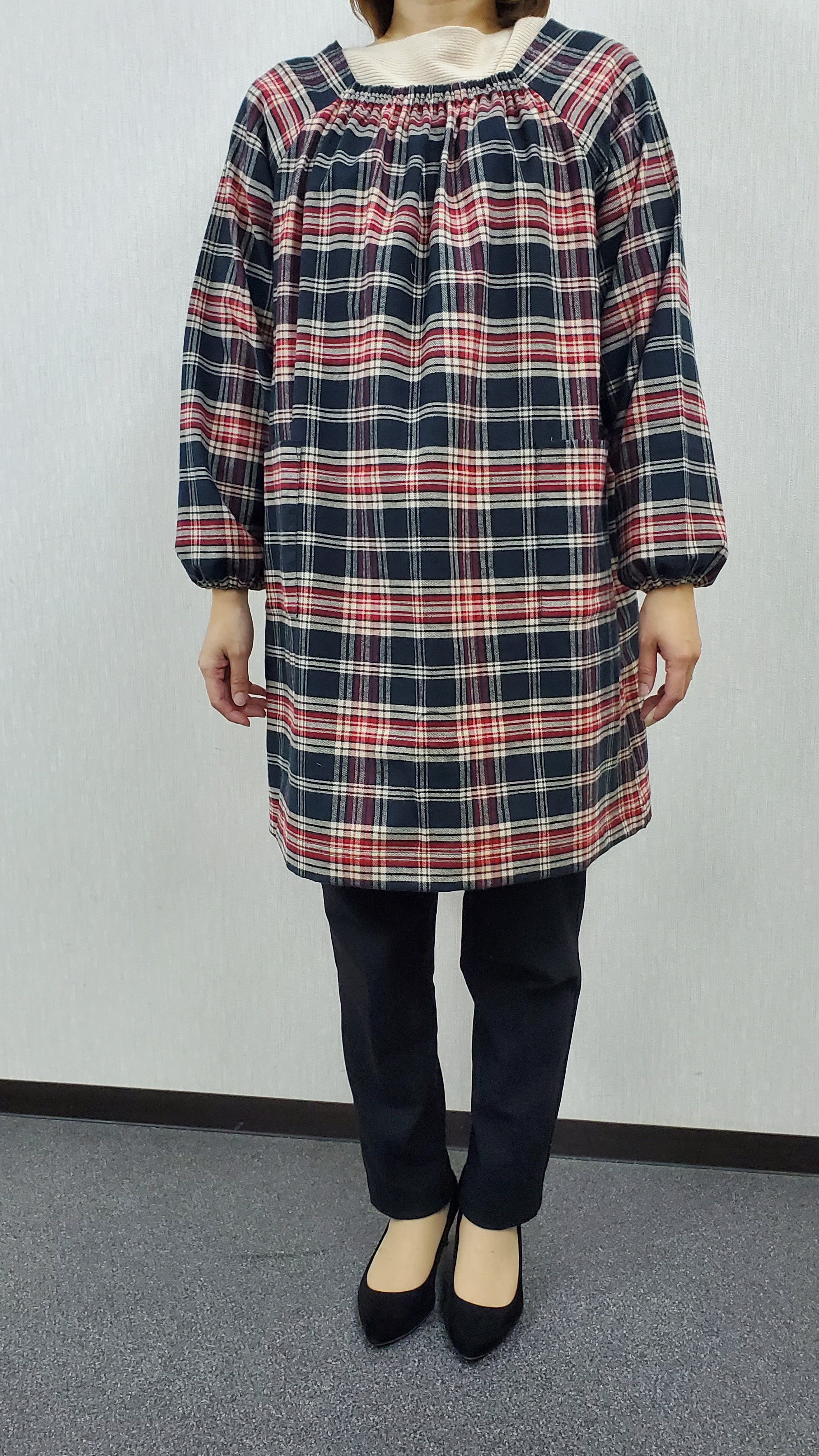 写真はブラックチェックです。