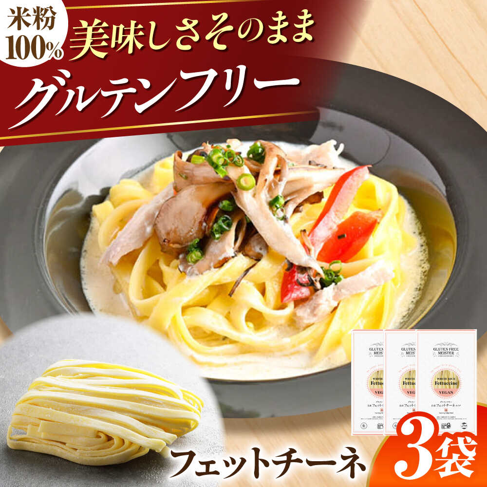 【ふるさと納税】【グルテンフリー】 パスタ モチモチ平打ち麺！ 米粉フェットチーネ グルテンフリー 米粉 パスタ 米粉麺 生麺 ライスヌードル フィットチーネ アレルギー対応 小麦粉不使用 ヘルシー ダイエット ヌードル人気 岐阜市 / 小林生麺株式会社[ANGM006]