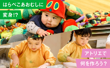 PLAY! PARK ERIC CARLE 入場チケット 2枚（大人2名・子ども2名 計4名様分）体験 チケット 入場券 入場チケット 遊び場 アスレチック アトリエ ギフト プレゼント 贈り物 ご褒