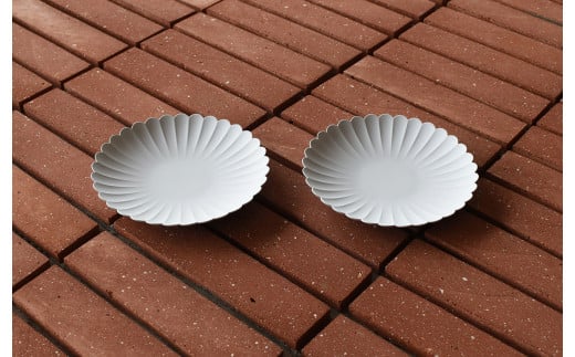 1616/ TY Palace Plate 160 2枚セット 有田焼 器 食器 皿 グレー プ