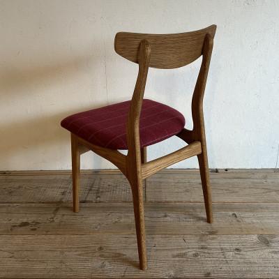 ふるさと納税 富田林市 Cordial Dining Chair ブラウンフレーム リボン エンジ 【SWOF】 |  | 02