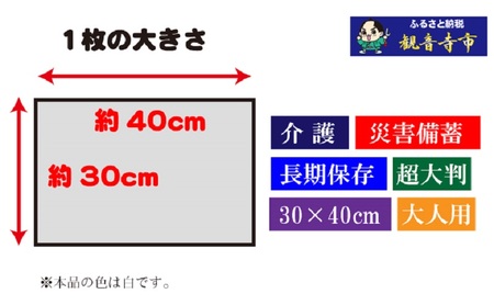 【超大判・厚手タイプ】大人のぬれタオル20枚入り×30個セット（600枚）【介護・災害・備蓄】