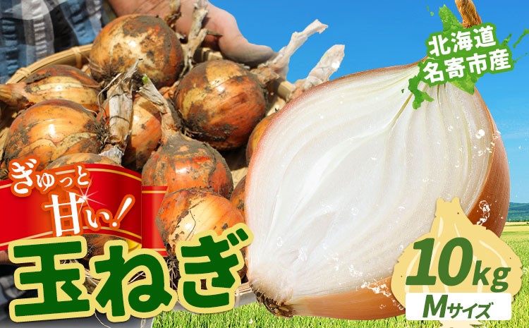 
            北海道名寄産 玉ねぎ 10kg 秀品 Mサイズ《2026年10月上旬～12月上旬出荷予定》北海道 名寄市 野菜 玉ねぎ 旬 カレー グラタン オニオンリング
          